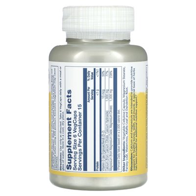 Solaray, Cal-Mag Citrate with Vitamin D-2, 90 Vegcaps