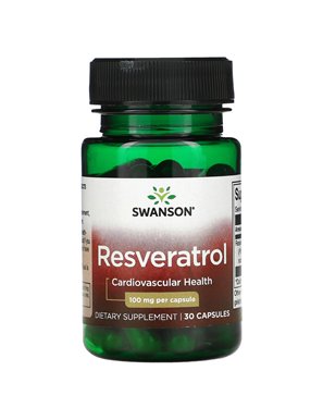 Swanson, Resveratrol, 100mg, 30 Capsules