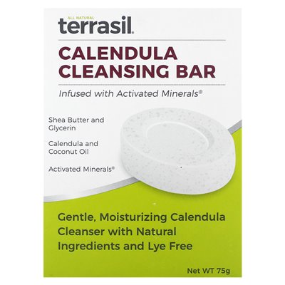 Terrasil, Calentula Cleansing Bar, 75 g