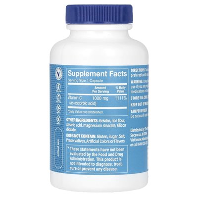 Witaminy Shoppe, witamina C, 1000 mg, 100 kapsułek