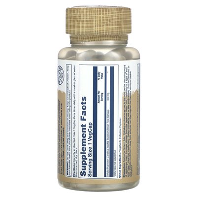Solaray, Pilze, Shiitake-Pilze, 600 mg, 100 Gemüse