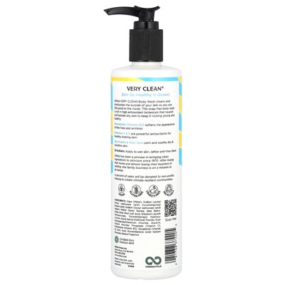 Shikai, bardzo czysty, myjnia ciała, kokos w wyspie, 12 flory (355 ml)