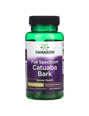 Swanson, Full Spectrum Catuaba Bark, 465mg, 60 Capsules