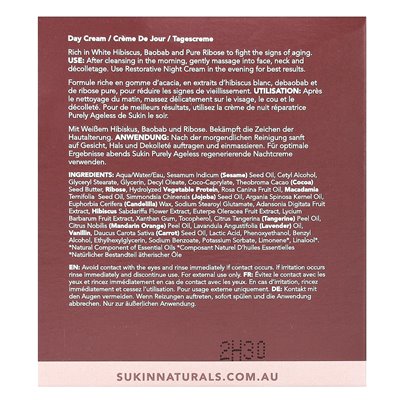 SUKIN, Pure Timeless, verjüngende Tagescreme, 4,06 fl oz (120 ml)