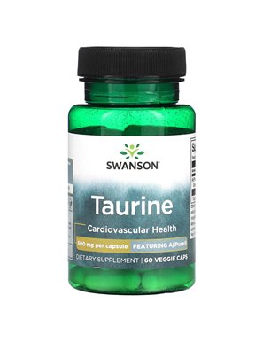 Swanson, Tauryna, 500 mg, 60 Wegetariańskich Kapsułek Swanson, Tauryna, 500 mg, 60 Wegetariańskich Kapsułek
