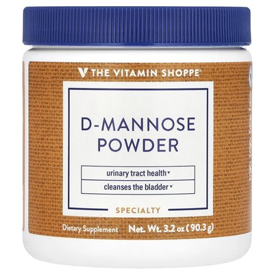 The Vitamin Shoppe, proszek D-Mannose, 3,2 uncji (90,3 g)