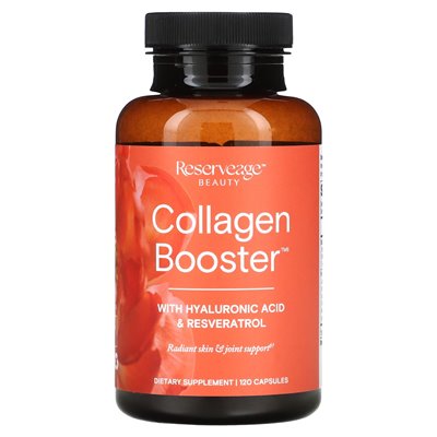 Reserveage Beauty, Collagen Booster mit Hyaluronsäure und Resveratrol, 120 Kapseln
