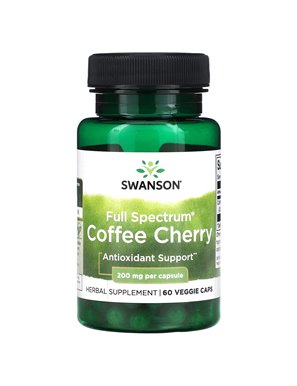 Swanson, Full Spectrum Coffee Cherry, 200mg, 60 Vegetarian Capsules
