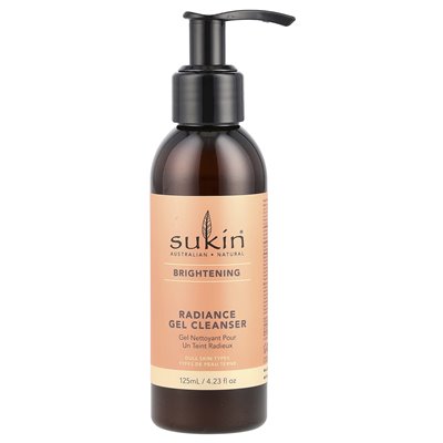 SUKIN, RADIANT GEL CLEANSER, 4,23 FL OZ (125 ml)