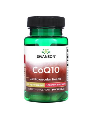 Swanson, CoQ10, maximale Stärke, 200 mg, 30 Kapseln