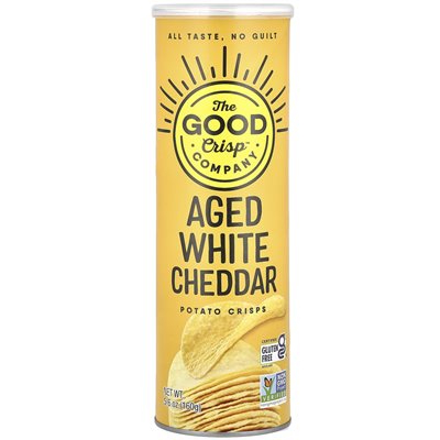 The Good Crisp Company, Kartoffelchips, Weißer Cheddar, 5,6 oz (160 g)