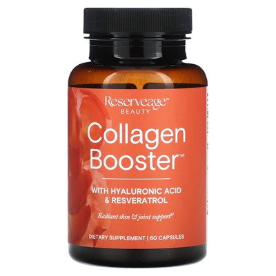 Reserveage Beauty, Collagen Booster mit Hyaluronsäure und Resveratrol, 60 Kapseln