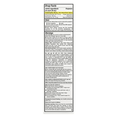 Tukol, Max Action, Cold, Flu i ból gardła, w wieku 12+, 6 fl oz (177 ml)