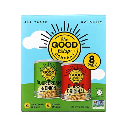 Good, Crispy Firm, Potato Chips, Variety Pack, 8 Count, 1.6 Ounces (45 G)