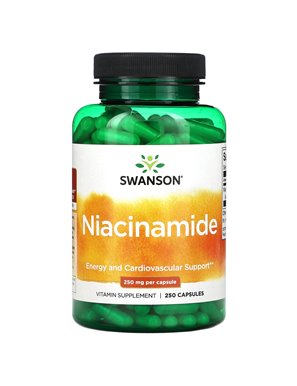 Swanson, Niacynamid, 250 mg, 250 Kapsułek