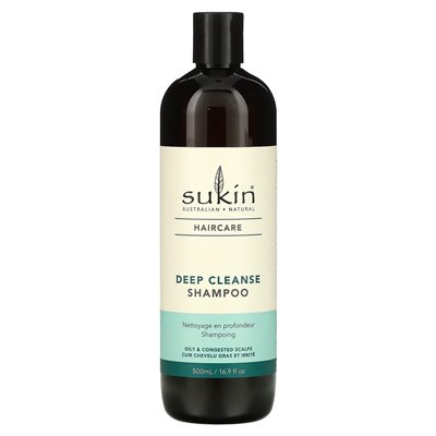 Sukin, pielęgnacja, głębokie szampon oczyszczania, tłuste i zatkane skóry głowy, 16,9 fl oz (500 ml)