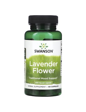Swanson, Lavender Flower, 400mg, 60 Capsules Swanson, Lavender Flower, 400mg, 60 Capsules