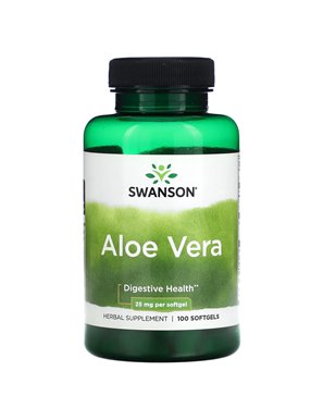 Swanson, Aloe Vera, 25 mg, 100 Softgels Swanson, Aloe Vera, 25 mg, 100 Softgels
