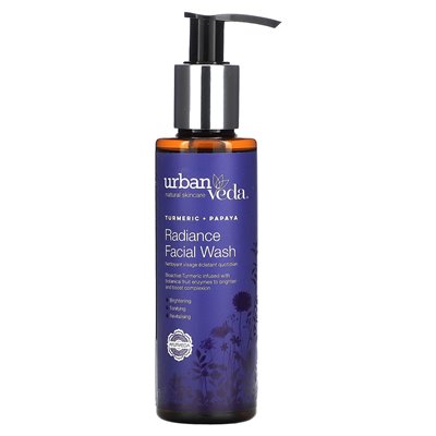 Urban Veda, Radiance Facial Wash, Kurkuma + Papaya, 5,1 Fl Oz (150 ml)