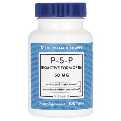 Witaminy Shoppe, P-5-P, 50 mg, 100 tabletek