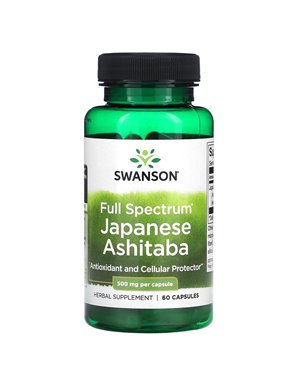 Swanson, japanisches Ashitaba mit vollem Spektrum, 500 mg, 60 Kapseln Swanson, japanisches Ashitaba mit vollem Spektrum, 500 mg, 60 Kapseln