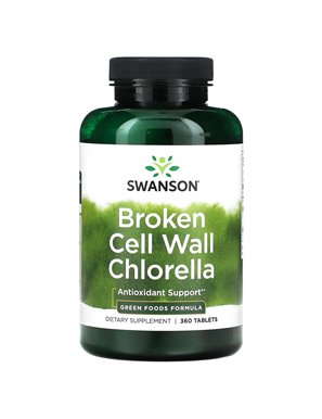 Swanson, Chlorella mit zerkleinerten Zellwänden, 360 Tabletten