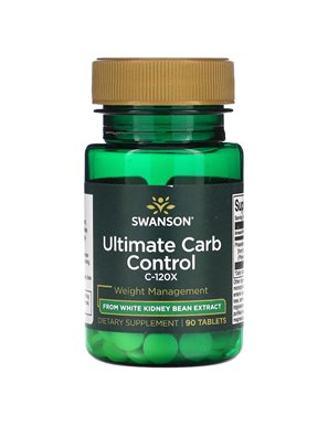 Swanson, Ultimate Carb Control C-120X, 90 Tabletten Swanson, Ultimate Carb Control C-120X, 90 Tabletten