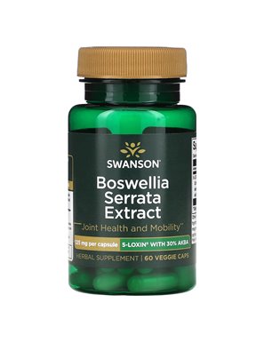Swanson, Boswellia Serrata-Extrakt, 125 mg, 60 vegetarische Kapseln Swanson, Boswellia Serrata-Extrakt, 125 mg, 60 vegetarische Kapseln