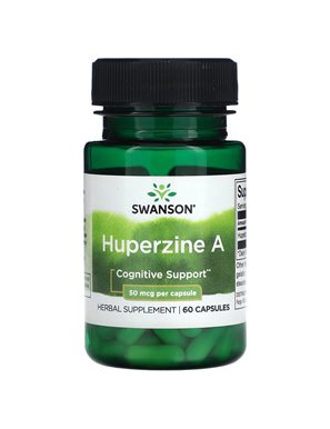 Swanson, Huperzin A, 50 mcg, 60 Kapseln Swanson, Huperzin A, 50 mcg, 60 Kapseln