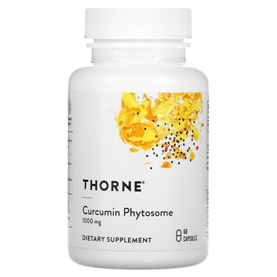 Thorne, Curcumin Phytosome, 1000mg, 60 Capsules
