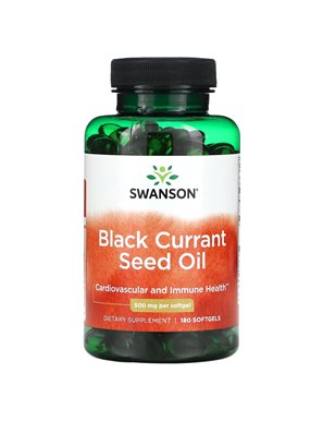 Swanson, Blackcurrant Seed Oil, 500mg, 180 Softgels