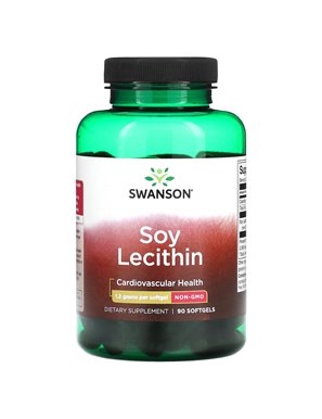 Swanson, Sojalecithin, 1,2 g, 90 Weichkapseln