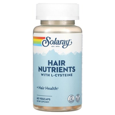 Solaray, hair nutrients, 60 vegetables