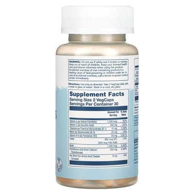 Solaray, hair nutrients, 60 vegetables