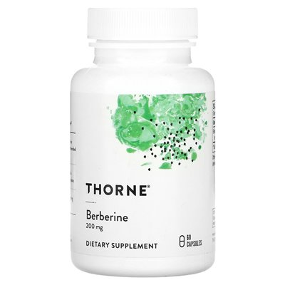 Thorne, Berberin, 200 mg, 60 Kapseln