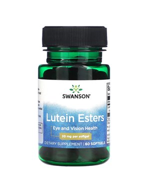 Swanson, Estery Luteiny, 20 mg, 60 Softgeli Swanson, Estery Luteiny, 20 mg, 60 Softgeli
