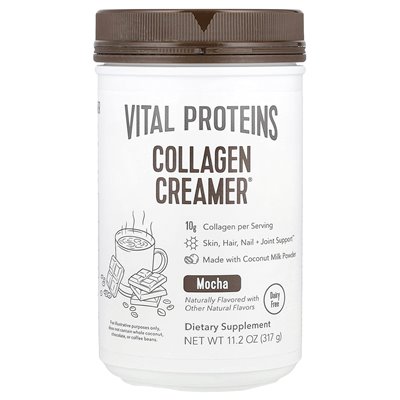 Żywotne białka, kolagen Creamer®, Mocha, 11,2 uncji (317 g)