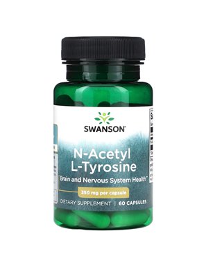 Swanson, N-Acetyl L-Tyrosin, 350 mg, 60 Kapseln