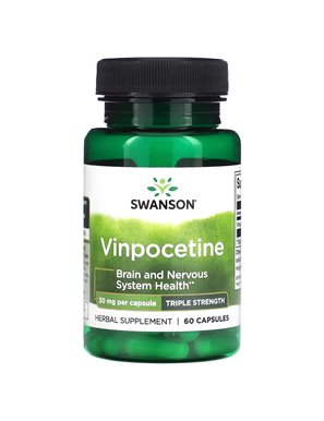 Swanson, Vinpocetine, 30 mg, 60 Capsules Swanson, Vinpocetine, 30 mg, 60 Capsules