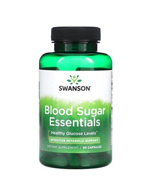 Swanson, Essential Ingredients for Blood Sugar, 90 Capsules Swanson, Essential Ingredients for Blood Sugar, 90 Capsules