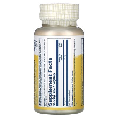 Solaray, L-Phenylalanin, 500 mg, 60 pflanzliche Kapseln