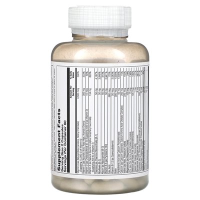 Solaray, Zweimal täglich, Multi-Energie, Multivitamin, Eisenfrei, 120 Kapseln