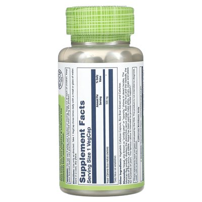 Solaray, True Herbs, Nopal, Kłupka gruszka kaktus, 500 mg, 100 Vegcaps Solaray, True Herbs, Nopal, Kłupka gruszka kaktus, 500 mg, 100 Vegcaps