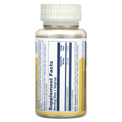 Solaray, witamina D-3 o dużej mocy, 250 mcg, 60 Vegcaps