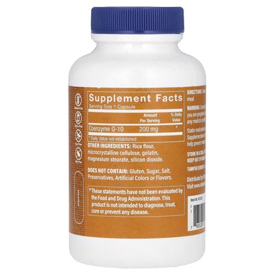 The Vitamin Shoppe, COQ-10, 200 mg, 120 kapsułek The Vitamin Shoppe, COQ-10, 200 mg, 120 kapsułek