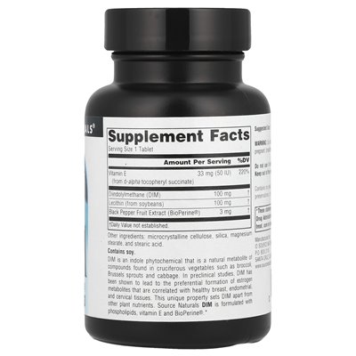 Źródło Naturals, Dim, 100 mg, 60 tabletek Źródło Naturals, Dim, 100 mg, 60 tabletek