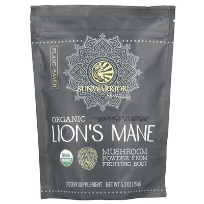 Sunwarrior, Be Well, Organic Lion's Mane, 5,3 uncji (150 g)