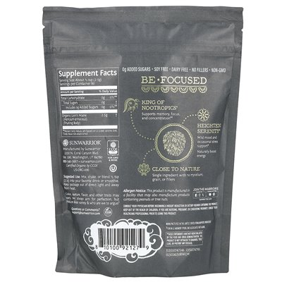 Sunwarrior, Be Well, Organic Lion's Mane, 5,3 uncji (150 g)