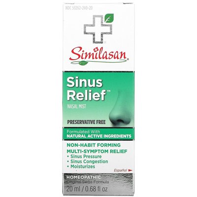 Similasan, mgła nosowa zatok, 0,68 fl oz (20 ml)