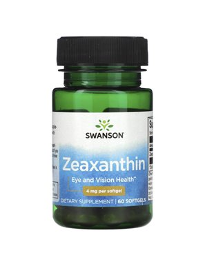 Swanson, Zeaxanthin, 4 mg, 60 Softgels Swanson, Zeaxanthin, 4 mg, 60 Softgels